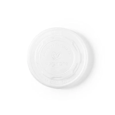 Image of Vegware Soup Container Hot Lid 115 Series Opaque (Pack of 500)