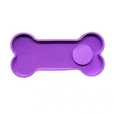 Image of CVZJ Memorial Pet Tombstone Mold Dog Bone Shaped Monument UV Epoxy Resin Casting Keepsake Gravestone Silicone Mould