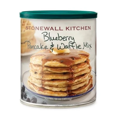 Image of Stonewall Kitchen Blueberry Pancake and Waffle Mix, 16 Ounce Can