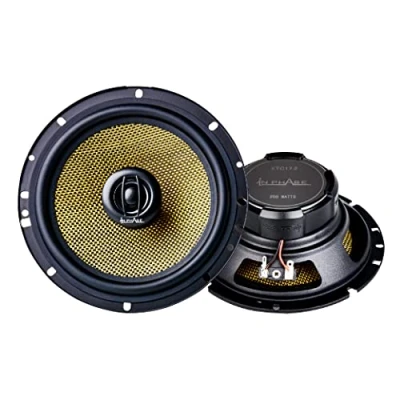 Image of In Phase Car Audio XTC17.2 250W 2 x 6.5 Inch Speakers 17cm Speaker for Door or Parcel Shelf &amp; Subwoofers, black