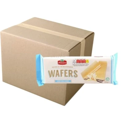 Image of Bello Artizano Cream Wafers Suitable for Vegetarian 100g X8 FabFinds Mug (Creamy Vanilla, 20 Pack)