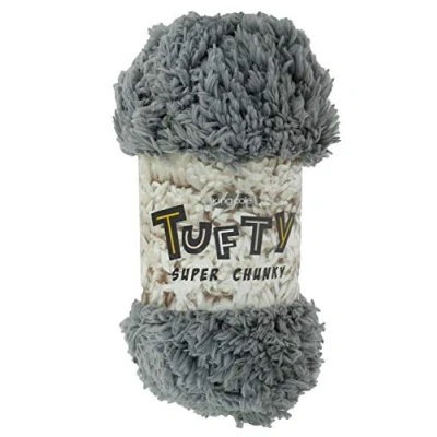 Image of King Cole Tufty Super Chunky 200g Knitting Yarn (2797 Silver)