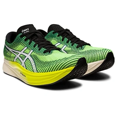 Image of Asics Mens Magic Speed 2 Running Shoes Green Size UK 9.5
