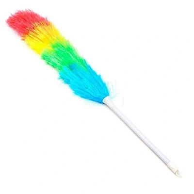 Image of Duzzit 1.2m Telescopic Extendable Anti Static Duster Long Handle Cleaning Feather Brush, 563.5 cm