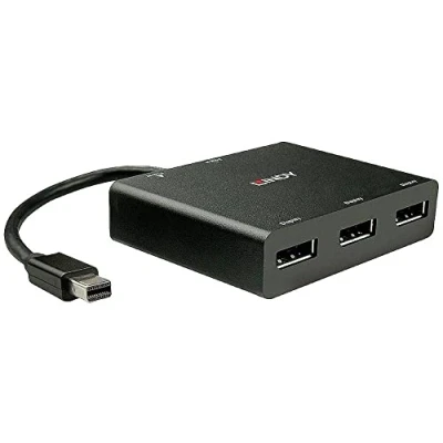 Image of LINDY 3 Port Mini DP to DisplayPort 1.2 MST Hub