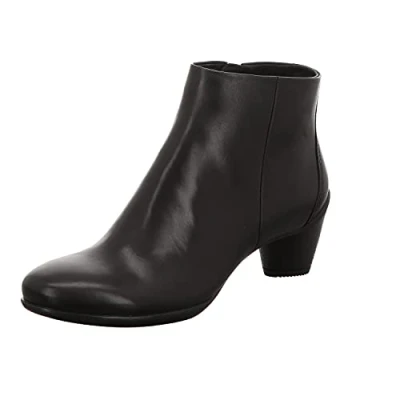 Image of Sculptured 45 Full Grain Leather Women&#039;s Zip Up Ankle Boots