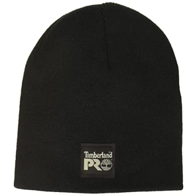 Image of Timberland Men&#039;s Beanie Hat, Jet Black, One Size