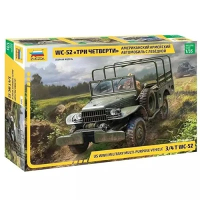 Image of Zvezda Plastic Model Kit 1:35 DODGE WC 52