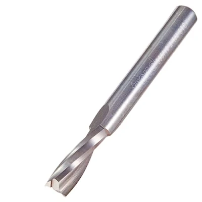 Image of Trend Professional Aluminium Spiral Up Cut Router Cutter, 1/4 Inch Shank, 6.3mm Diameter &amp; 20mm Length, Solid Tungsten Carbide, S55/10X1/4STC
