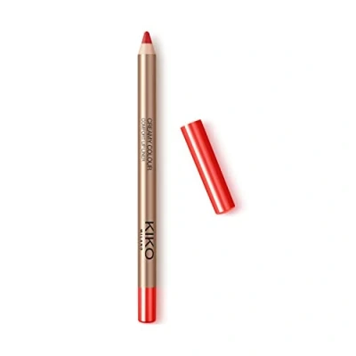 Image of KIKO Milano Creamy Colour Comfort Lip Liner 17 Long lasting Pencil, Papaya