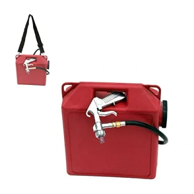 Image of Air Powered Sandblaster Kit 2.5 Gallon Portable Sand Blaster Compressor 30lb Capacity Need Rust &amp; Paint Remover with Carry Strap CT1109