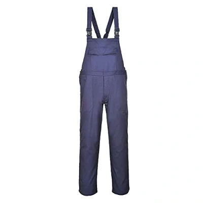 Image of Portwest Bizflame Pro Bib and Brace, Size: L, Colour: Navy, FR37NARL