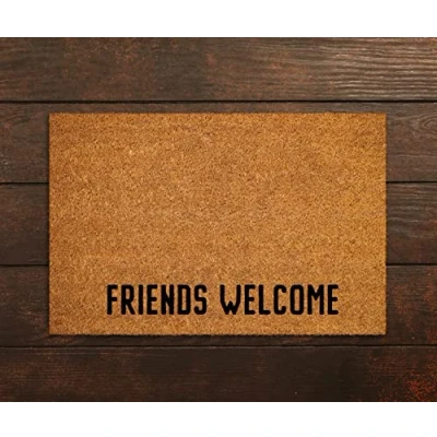Image of Traqunn Friends Welcome Doormat,Friends Door Mat,Friends Doormats,Friends Mat,Funny Doormat,Welcome Mats 36X24 In