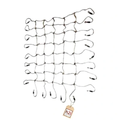 Image of h2i Climbing Net for Children with 8 Hooks Frame Play Tower, Tower &amp; Playhouse Accessories 200 x 150 cm