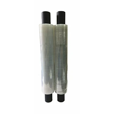 Image of Tezraftaar® 6 x Pallet Wrap Roll Extended Plastic Core 400mm 300m 20mu Clear Stretch Shrink Cling Film Wrapping for Moving House, Furniture &amp; Industrial Uses