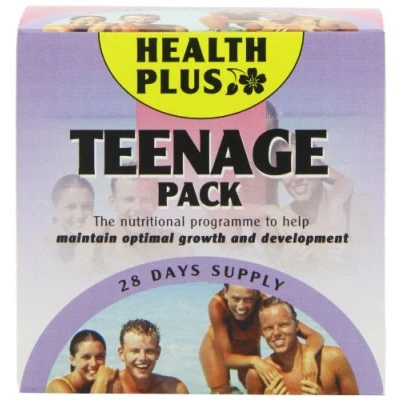 Image of Health Plus Teenage Pack Growing Up Daily Supplement 28 Day Supply