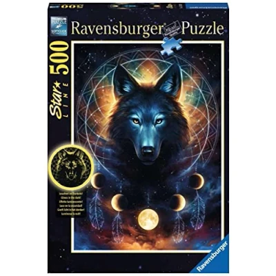 Image of Ravensburger 13970 Adult Puzzle Lighting Wolf