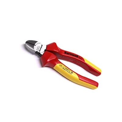 Image of Barnwell 160mm Side Cutter 1000v VDE Plier Electricians Wire Cable Snips Made in Germany