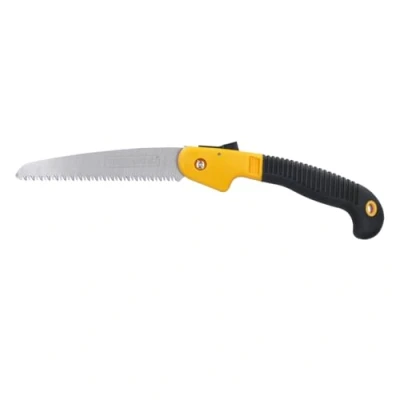 Image of TOUGH MASTER Pruning Saw 7&quot; Inch Folding Hand with Secure Lock Comfort Soft Grip Foldable Jab for Garden Camping Bushcraft Trimming Wood Working