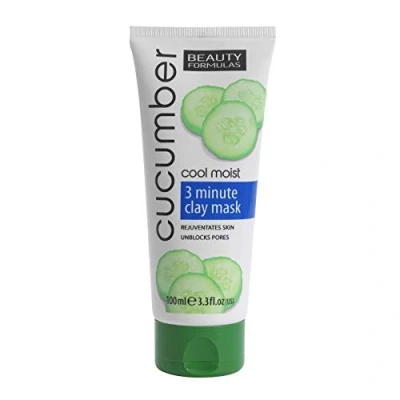 Image of Beauty Formulas Cool Moist Cucumber 3 Minute Clay Mask