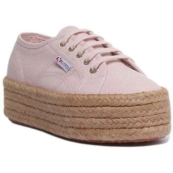 Image of Superga Women&#039;s 2790 cotropew Trainers, Pink Skin W6y, 7 UK