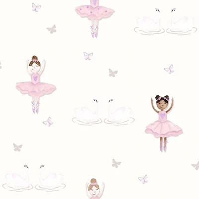 Image of Ballerina Wallpaper Cream Holden 12461