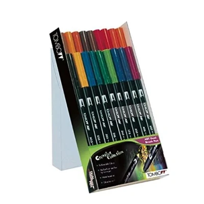 Image of Tombow Dual Brushpens 18 Colour Set (Primary)