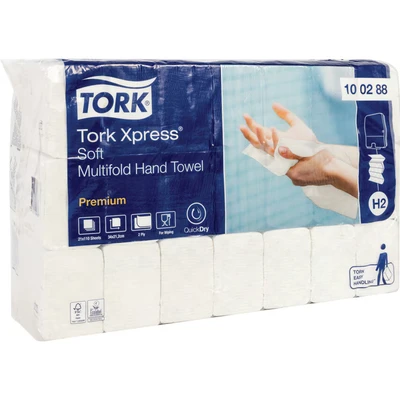 Image of Tork Xpress Interfold Hand Towel H2 White 2310 Sheets