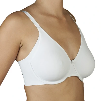Image of Selene Womens Basic bra with preformed cups EUGENIA woman White polyamide Size 34C