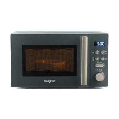 Image of Salter Marino Digital Microwave 20L Freestanding Solo Oven, 8 Auto Cook Functions, Time &amp; Weight Defrost, 95 Minute Timer, Dial Button Control, 25.5cm Glass Turntable, Easy Clean, 800W