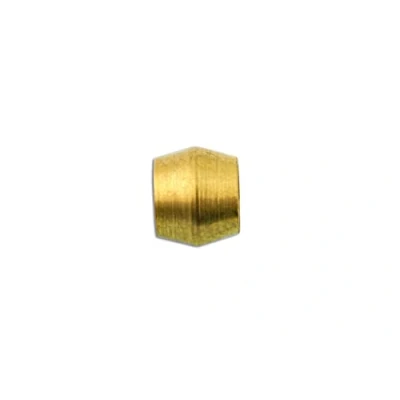 Image of Connect 31161 Brass Olive Barrel 1/4in 100pc