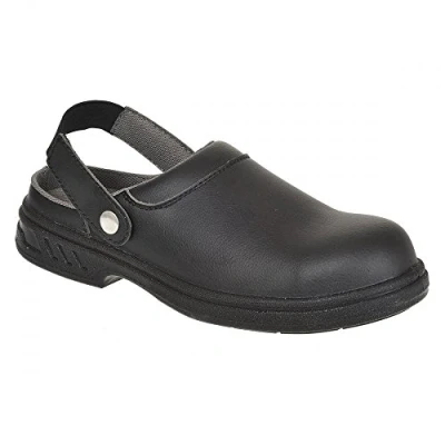 Image of Portwest Steelite Safety Clog SB AE WRU, Size: 36, Colour: Black, FW82BKR36