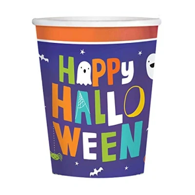 Image of Amscan 9907445 Cup 250Ml Hallo Ween Friends
