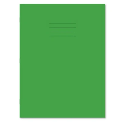 Image of Hamelin A4+ Exercise Books 12mm Ruled &amp; Margin 80 page 45 pack in Light Green