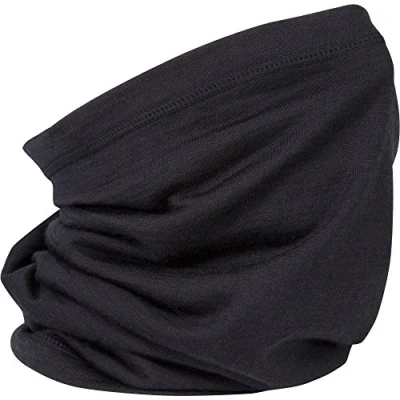 Image of Stylex Multi use Camo Biker Balaclava Neck Tube Snood Scarf Face Mask Warmer Bandana (Black)