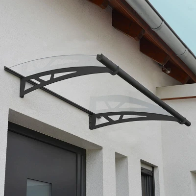 Image of 5&#039; x 3&#039; Palram Canopia Altair 1500 Grey Door Canopy (1.51m 0.92m)