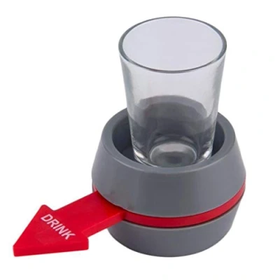Image of Portable Spin The Shot Drinking Game Glass Spinner for Home Party Universal