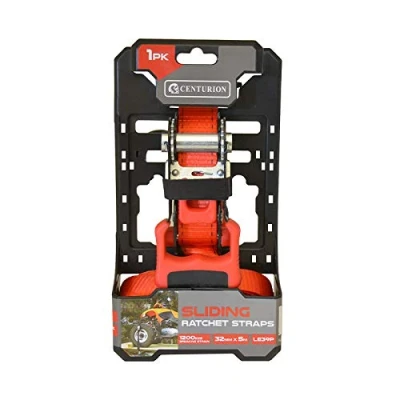 Image of Centurion LE39P 5M Sliding Ratchet Tie Down Strap, 1200kg Load Break Strength, 32mm PES Webbing