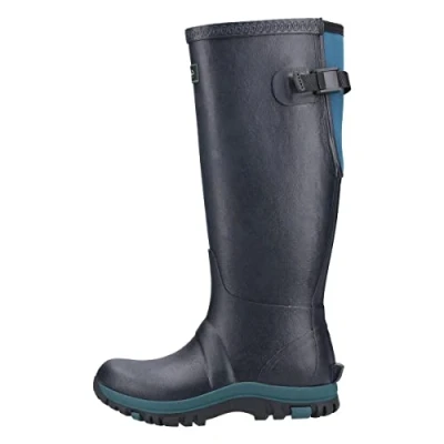 Image of Cotswold Realm Adjustable Wellington Waterproof Womens Navy