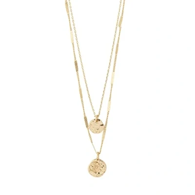 Image of PILGRIM HAVEN 2 in 1 Crystal Necklace Silver Plated or Gold Plated, Zinc