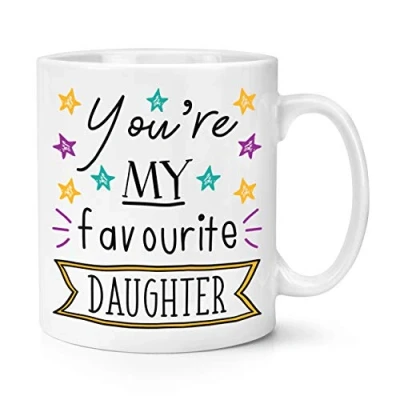 Image of You&#039;re My Favourite Daughter Stars 10oz Mug Cup