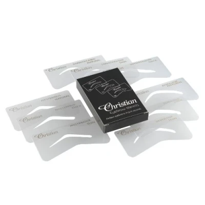 Image of Christian Cosmetics MSS 9 Piece Set of Eyebrow Stencils