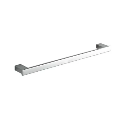 Image of Beelee 40cm Bathroom Rail Single Towel Bar SUS 304 Stainless Steel, Wall Mount, Chrome, BA8003SC40