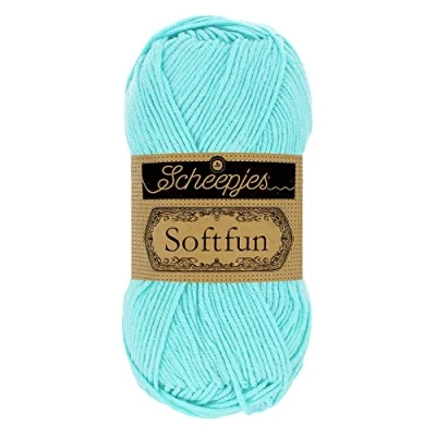 Image of Scheepjes Softfun 2603 Cool Blue Yarn 10x50g