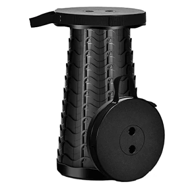 Image of POKHDYE Portable Telescopic Stool, Retractable Folding Stool Camping Lightweight Stool，for Outdoor BBQ Fishing Hiking Maximum Load 397 lb