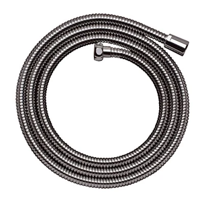 Image of hansgrohe Secuflex metal shower hose for 4 hole rim mounted/ tile mounted bath mixer