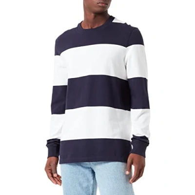 Image of s.Oliver Men&#039;s 2119206 Long Sleeved T Shirt, Dark Blue 59G4, S