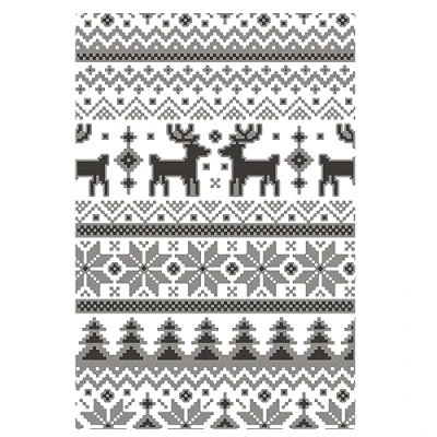 Image of Sizzix Multi Level Texture Fades Embossing Folder Holiday Knit by Tim Holtz 666340 Scrapbooking, Cardmaking, Journalling, One Size