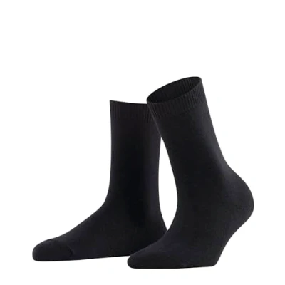 Image of FALKE Women&#039;s Cosy Wool W SO Viscose Cashmere Plain 1 Pair Socks, Black (Black 3000) new eco friendly, 5.5 8