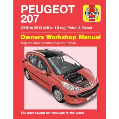 Image of Peugeot 207 Petrol &amp; Diesel 06 13 Haynes Repair Manual (Paperback)